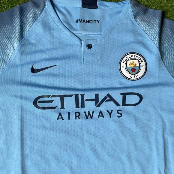 Nike Shirts & Tops Nike Manchester City Soccer Jersey Youth Xl New Poshmark